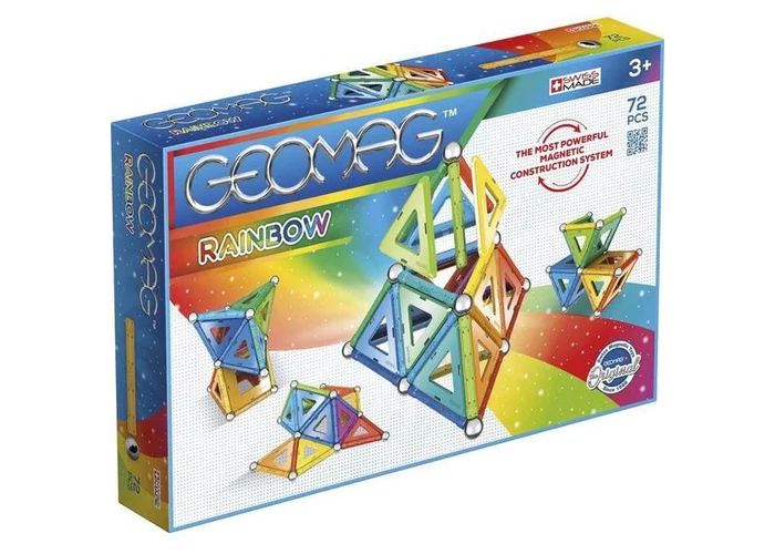 Geomag Rainbow 72 db-os mágneses építőjáték