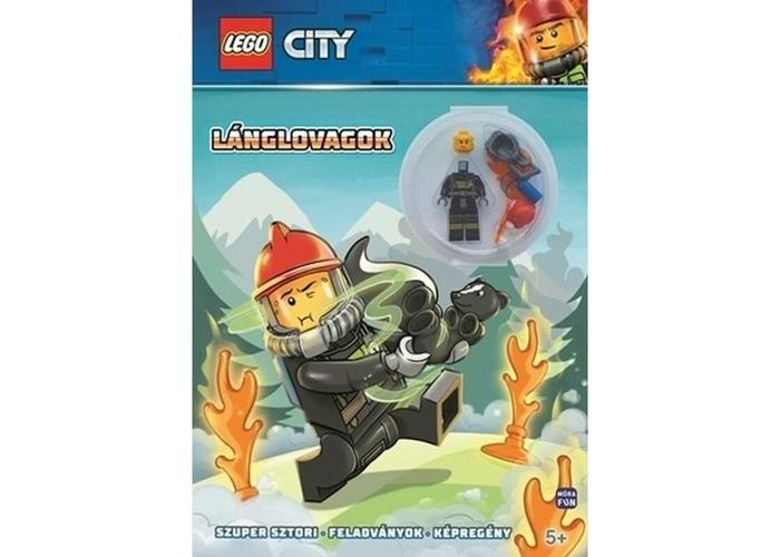 Móra Lego City - Lánglovagok - Ajándék tűzoltó minifigurával
