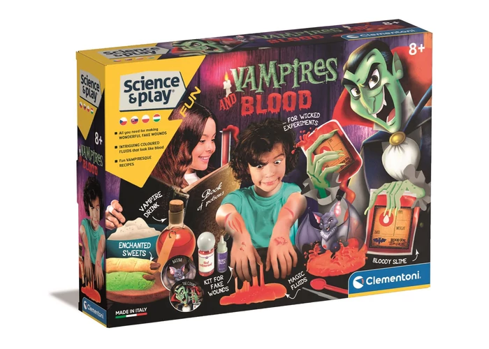 Vámpírok és vér készlet - Clementoni Science & Play