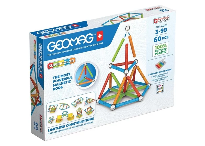 Geomag Supercolor 60 db-os mágneses építőjáték