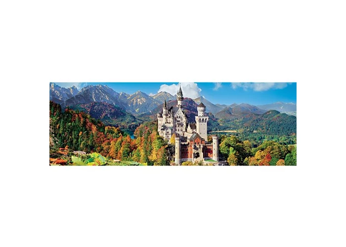 Neuschwanstein 1000 db-os Panoráma puzzle - Clementoni