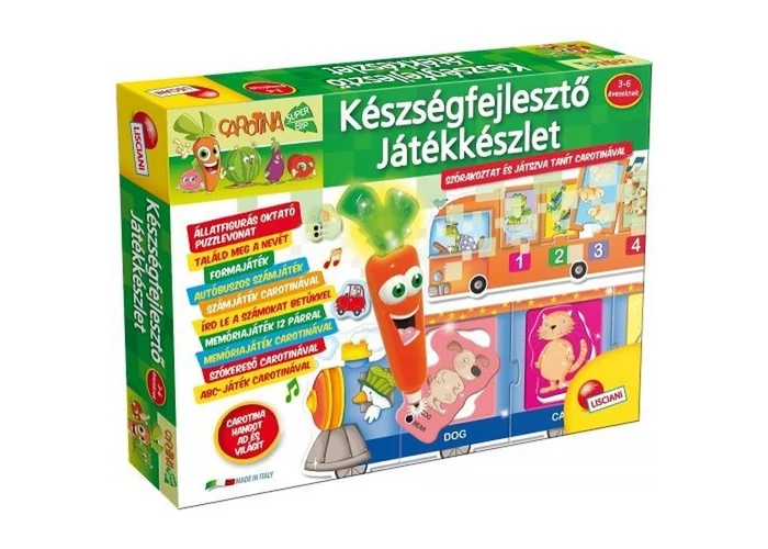 Készségfejlesztő játékkészlet - Carotina