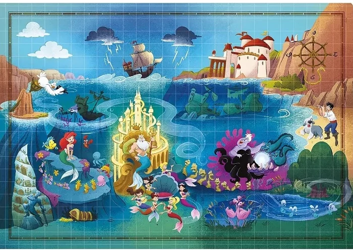 A Kis Hableány 1000 db-os puzzle - Clemetoni