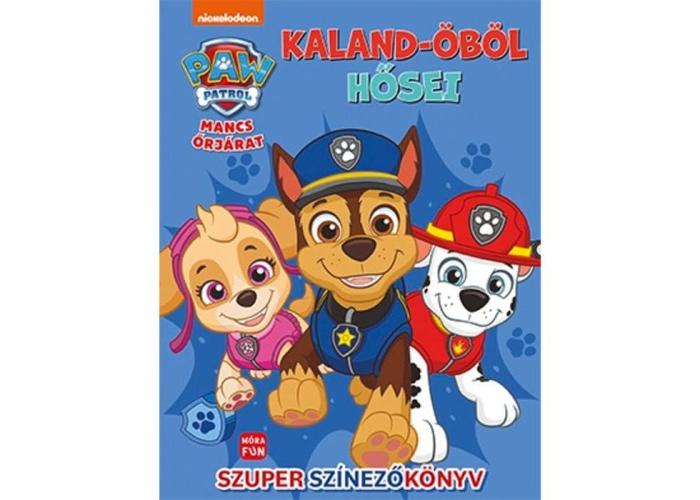 Mancs őrjárat - Kaland-öböl hősei színezőkönyv