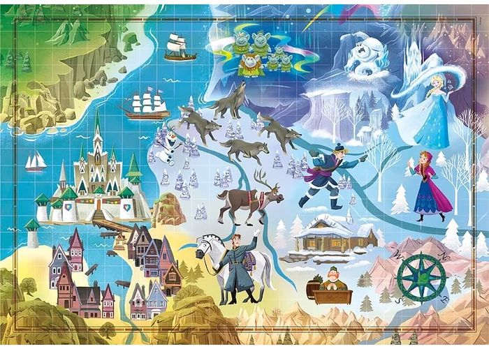 Frozen 1000 db-os puzzle - Clemetoni