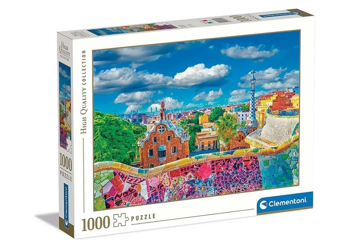 Clementoni Güell Park Barcelona puzzle, 1000 db-os